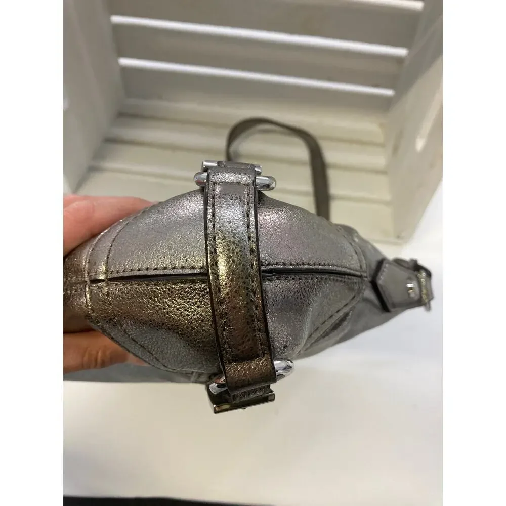 MICHAEL KORS, SMALL LEATHER METALIC SPARKEL CROSSBODY BAG